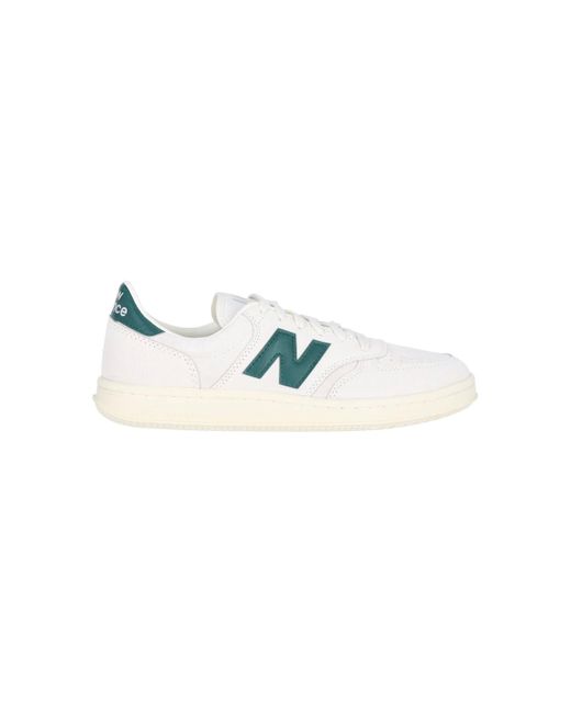 New Balance White Suede Court Sneaker