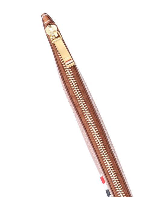 Thom Browne Brown Tricolor Detail Document Holder for men