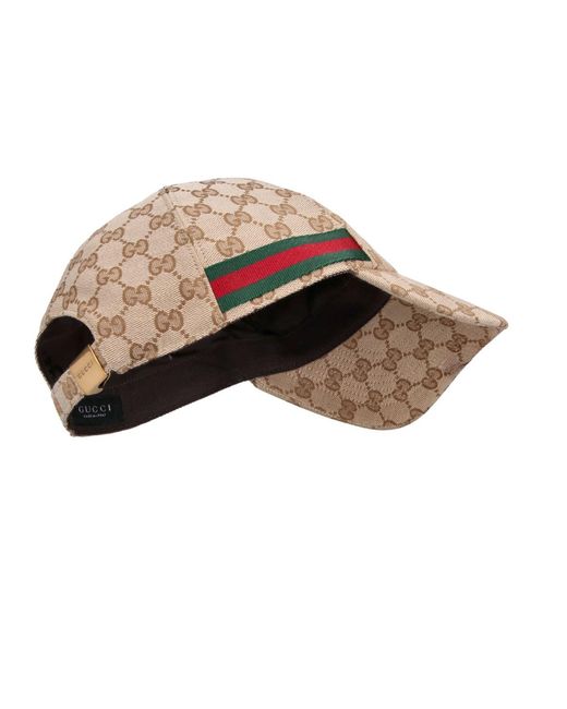 Gucci Natural Baseball Cap "Gg" for men