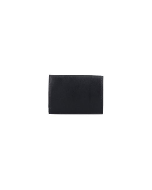Sacai White Trifold Logo Wallet