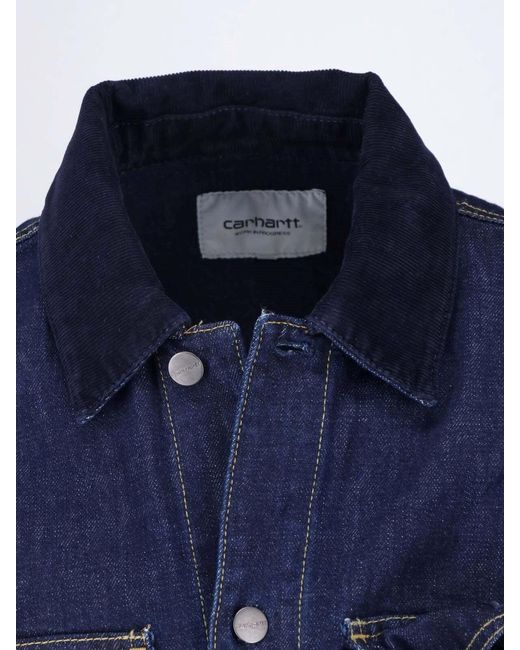Carhartt Blue Jacket "Oakland Shirt" for men