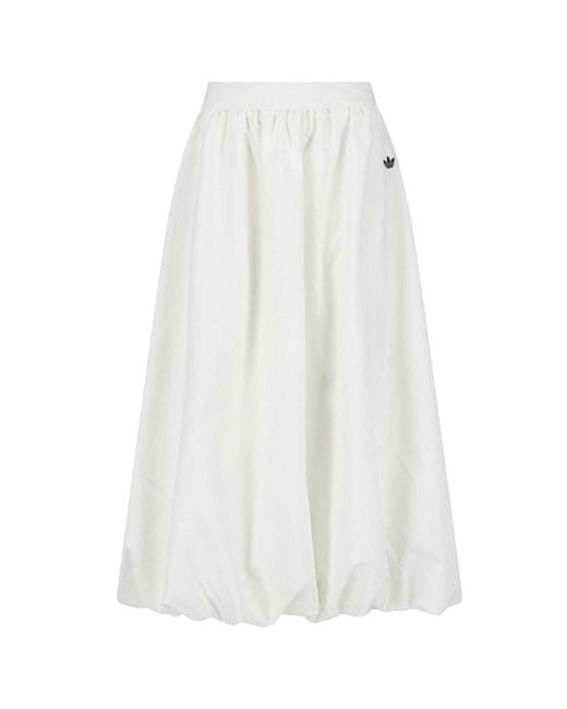 Adidas White Skirt "Balloon Long"