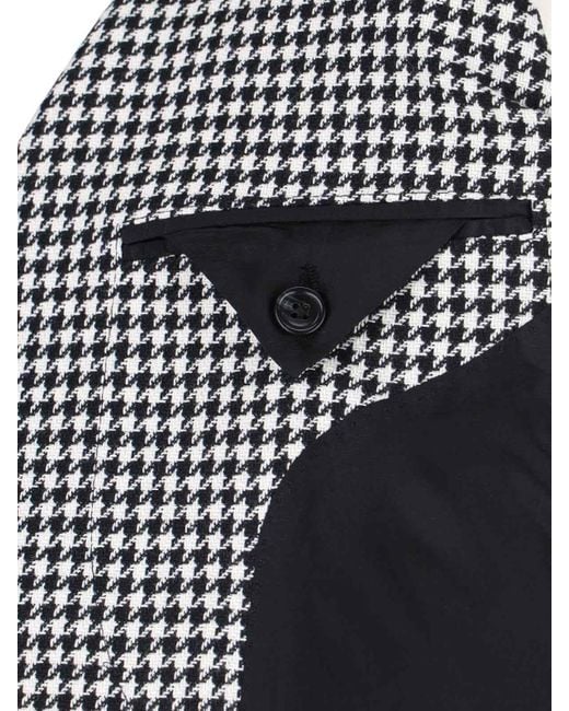 Blazer Monopetto Pied De Poule di Tagliatore in Gray da Uomo