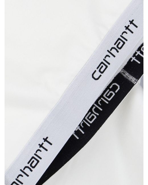 Carhartt White 'Script Racer' Sports Top