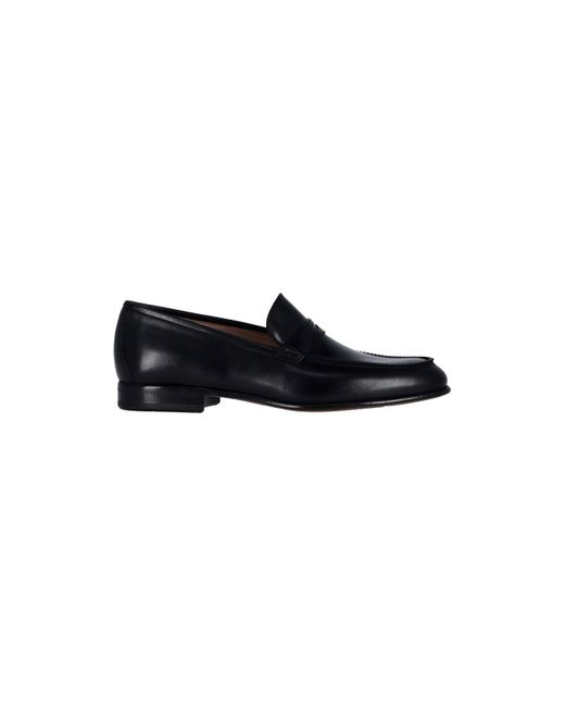 Ferragamo Black Classic Loafers for men