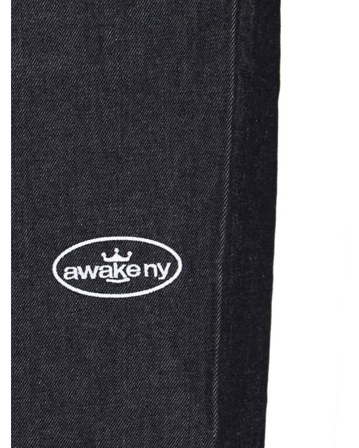 AWAKE NY Blue Baggy Jeans for men