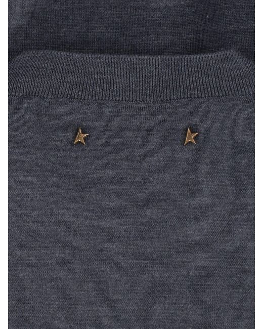 Golden Goose Deluxe Brand Blue Basic Sweater for men