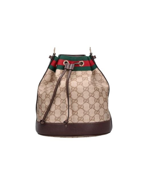 Borsa Secchiello Mini "Venice" di Gucci in Natural
