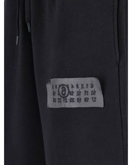MM6 by Maison Margiela Blue Sweatpants "Numeric" for men
