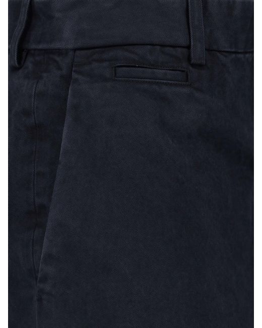 Auralee Blue Straight Pants