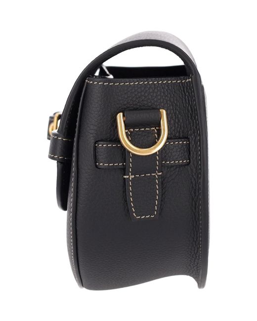 Tod's Black Mini Crossbody Bag "T Signature"