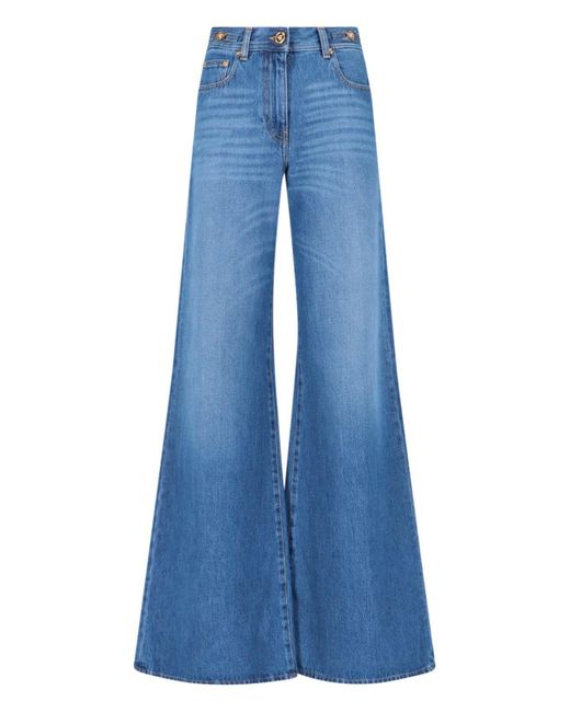 Jeans Ampi di Versace in Blue