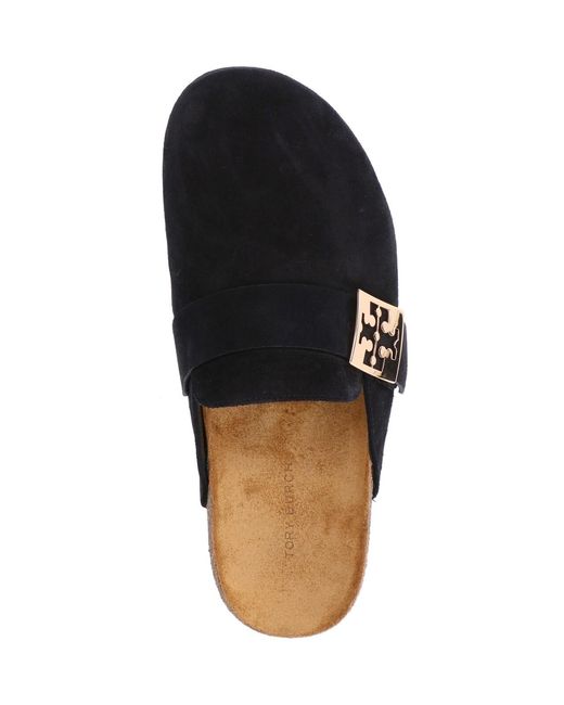Tory Burch Black Suede Sandals