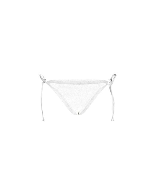 Mc2 Saint Barth White Sea-Ready Stretch Swimwear