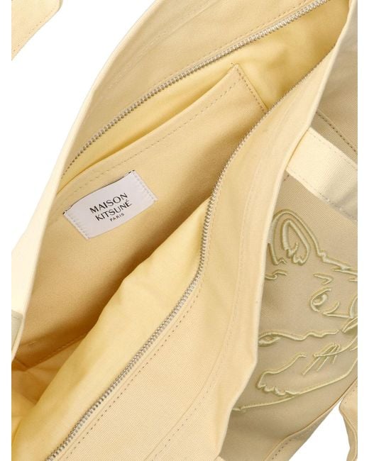 Maison Kitsuné Natural Cotton Mini Bag for men