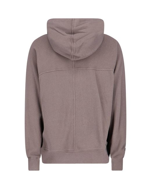Rick Owens Brown Hooded Sweatshirt for men