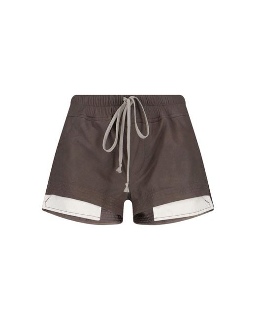 Rick Owens Brown Shorts “Fog”