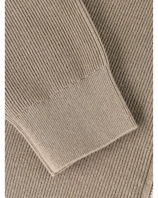 Closed Gray Zip Sweater for men