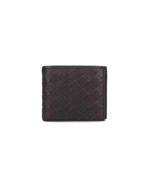 Bottega Veneta Black Woven Wallet for men