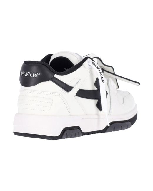 Off-White c/o Virgil Abloh White Bovine Leather And Rubber Sneakers