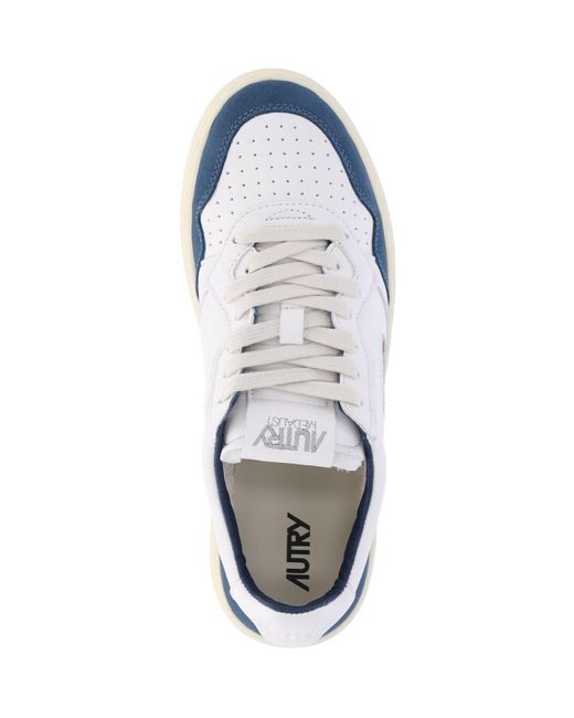 Sneakers Low "Medalist" di Autry in Blue da Uomo