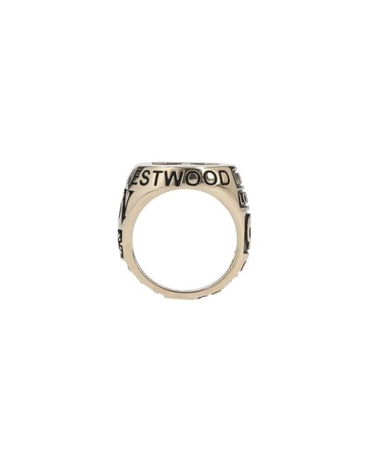 Vivienne Westwood Multicolor Antiqued Skull Star Motif Ring