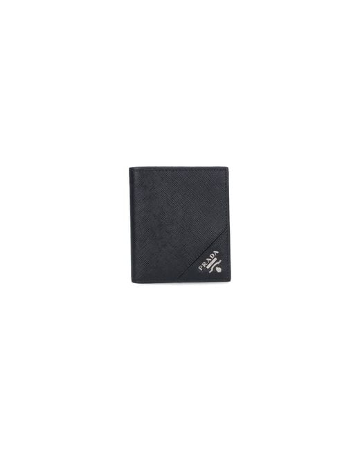 Prada Black Saffiano Leather Wallet for men