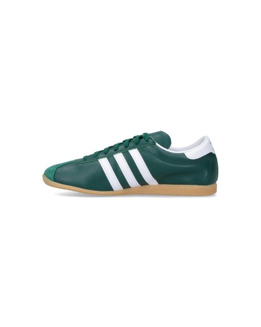 Adidas Green Leather & Textile Sneakers for men
