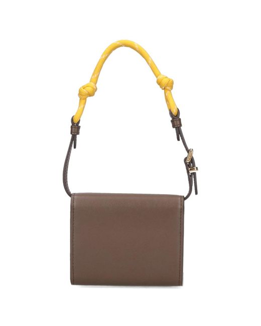 Miu Miu Brown Shoulder Wallet