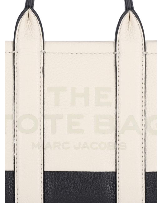 Borsa Tote Mini "The Colorblock" di Marc Jacobs in White