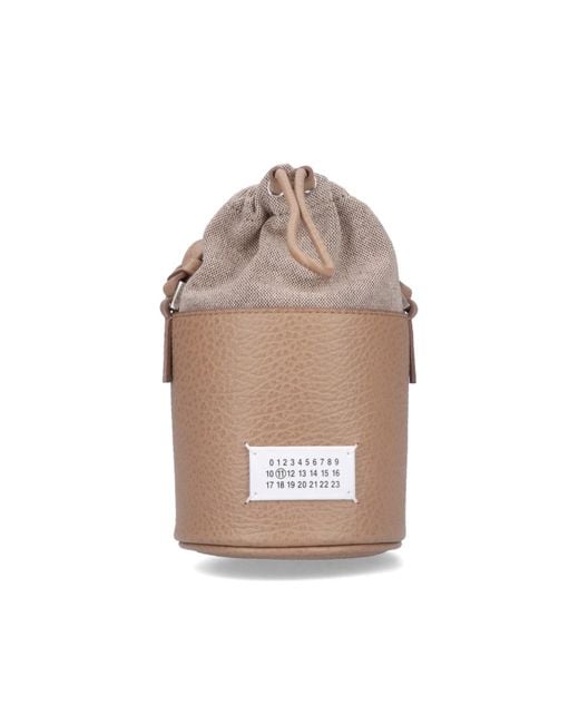 Maison Margiela '5ac' Bucket Mini Bag in Brown | Lyst