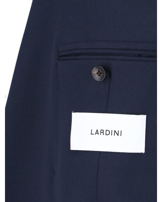 Lardini Blue Double-breasted Blazer for men