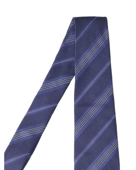 Cesare Attolini Blue Silk Tie for men