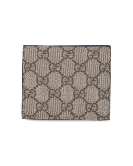 Gucci Brown Wallet With GG Detail for men