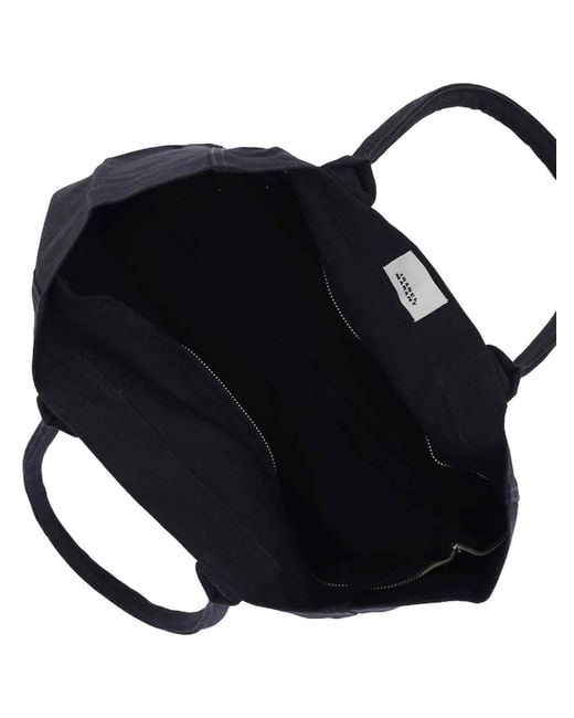 Isabel Marant Black Yenky Zipped Tote Bag