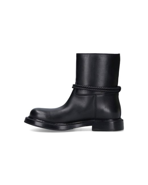Bottega Veneta Black 'James' Ankle Boots