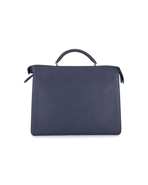 Fendi Blue 'Peekaboo Iseeu' Handbag for men