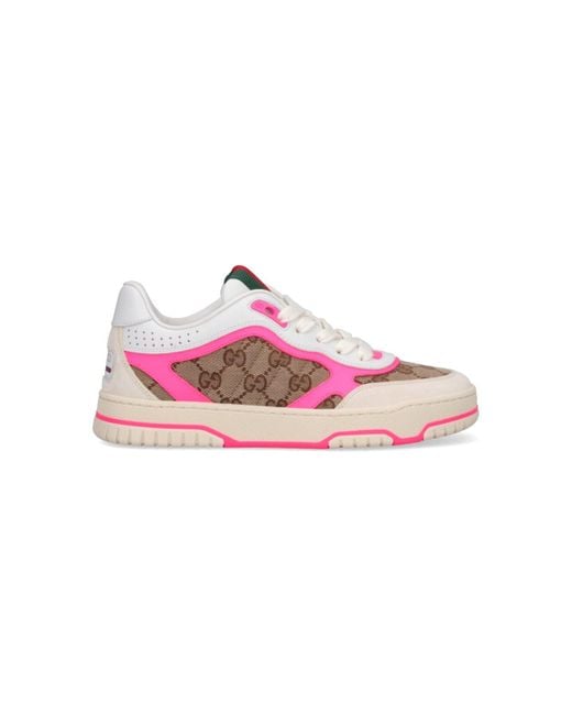 Sneakers "Re-Web" di Gucci in Pink