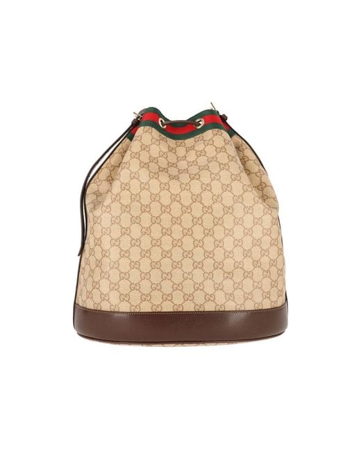Gucci Natural Large Bucket Bag "Venice"