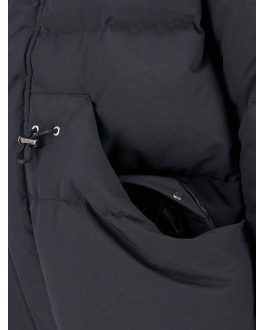 Sacai Blue Hooded Down Jacket for men