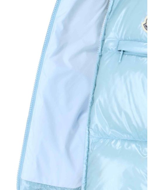 Moncler Blue 'almo' Vest Down Jacket