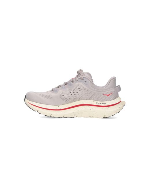 Hoka One One Pink Sneakers Upper: Textile