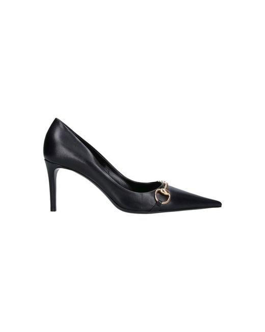 Gucci Black Leather Pumps