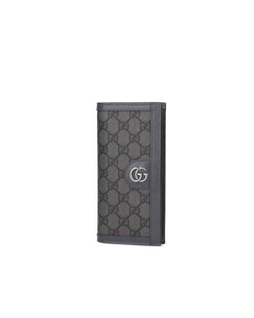 Gucci Gray Long Bi-fold Wallet "ophidia Gg" for men