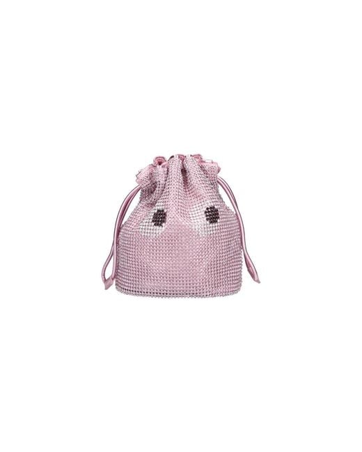 Anya Hindmarch Pink Pouch Crystals "Eyes"