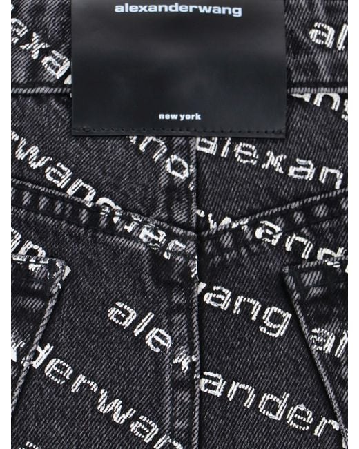 Alexander Wang Gray Jeans Cotton