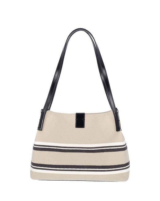 Balmain White Small Tote Bag Release