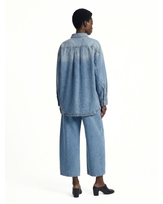 The Attico Blue Denim Shirt