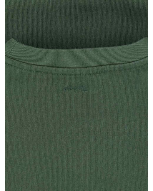 FRAME Green Ritz Crew Neck Sweatshirt