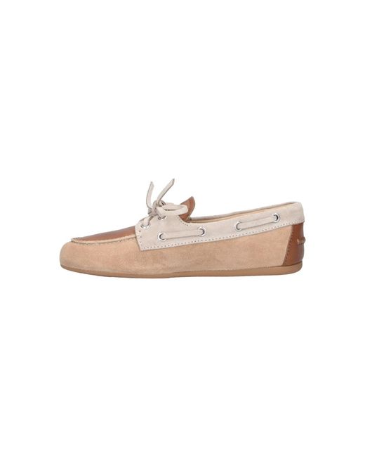 Miu Miu White Suede Loafers